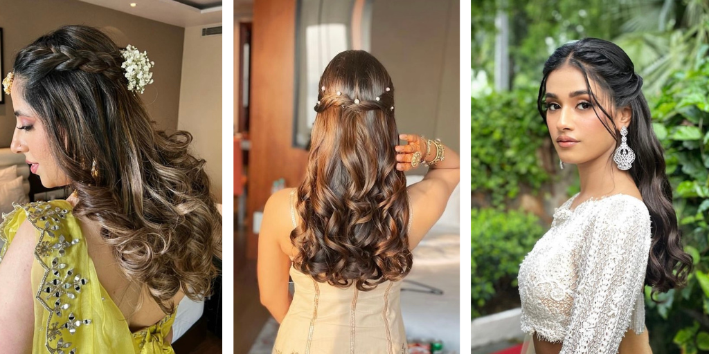 Hairstyles for guests at weddings