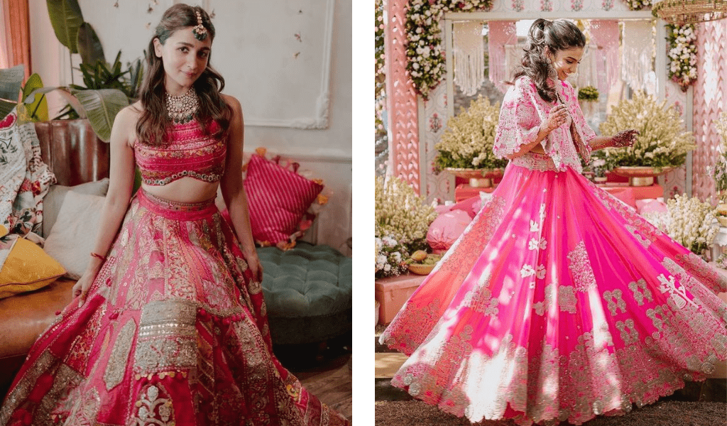 Choosing the perfect mehendi outfit