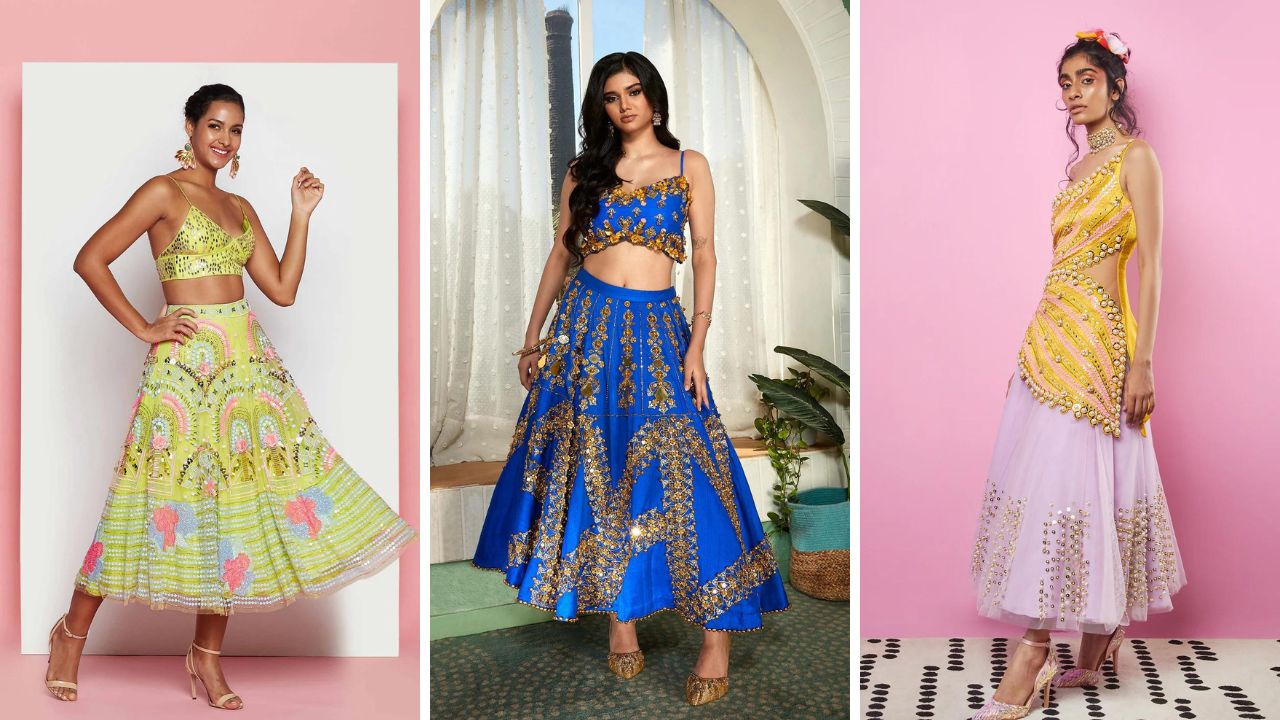 Shorter hemlines to try for a monsoon wedding