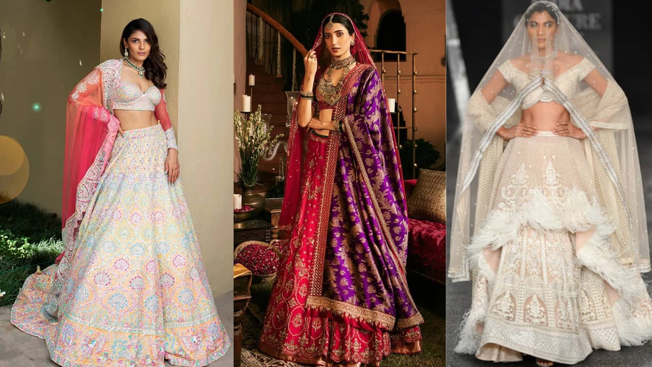 celebrity bridal lehengas