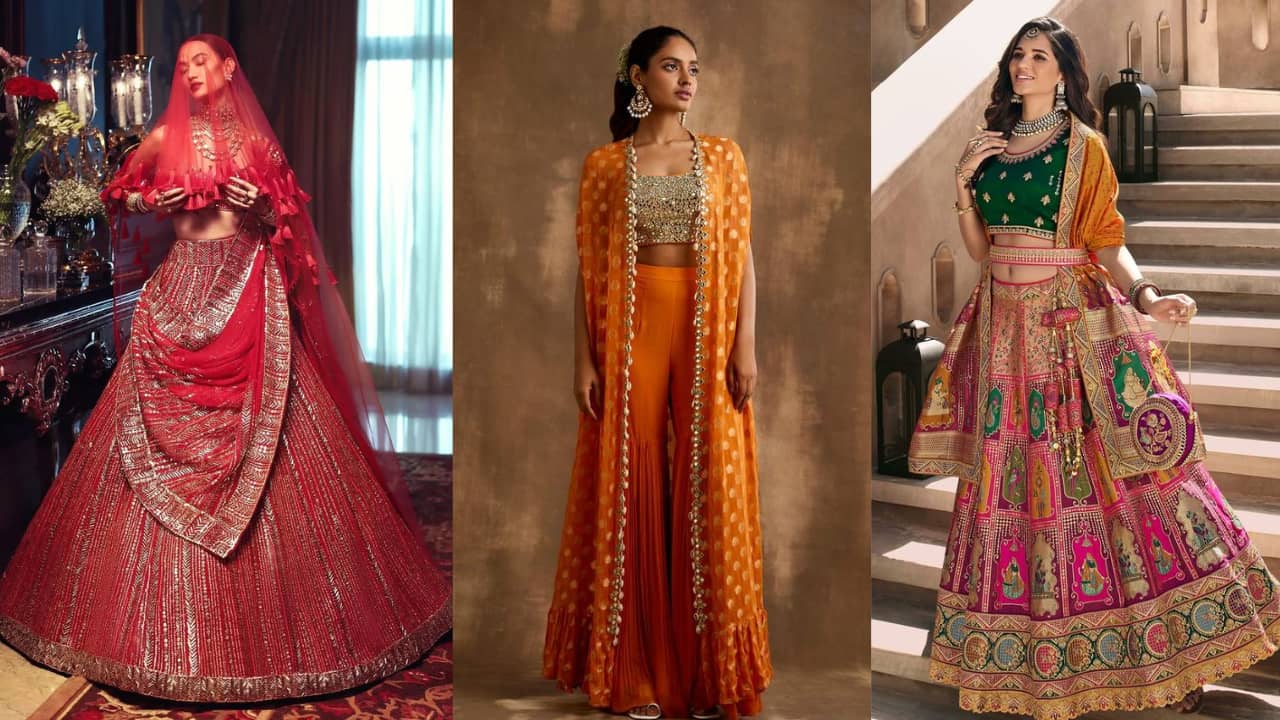 celebrity bridal lehengas