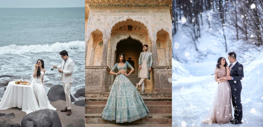 Pre-Wedding Dresses for Couples: Seasonal Styles