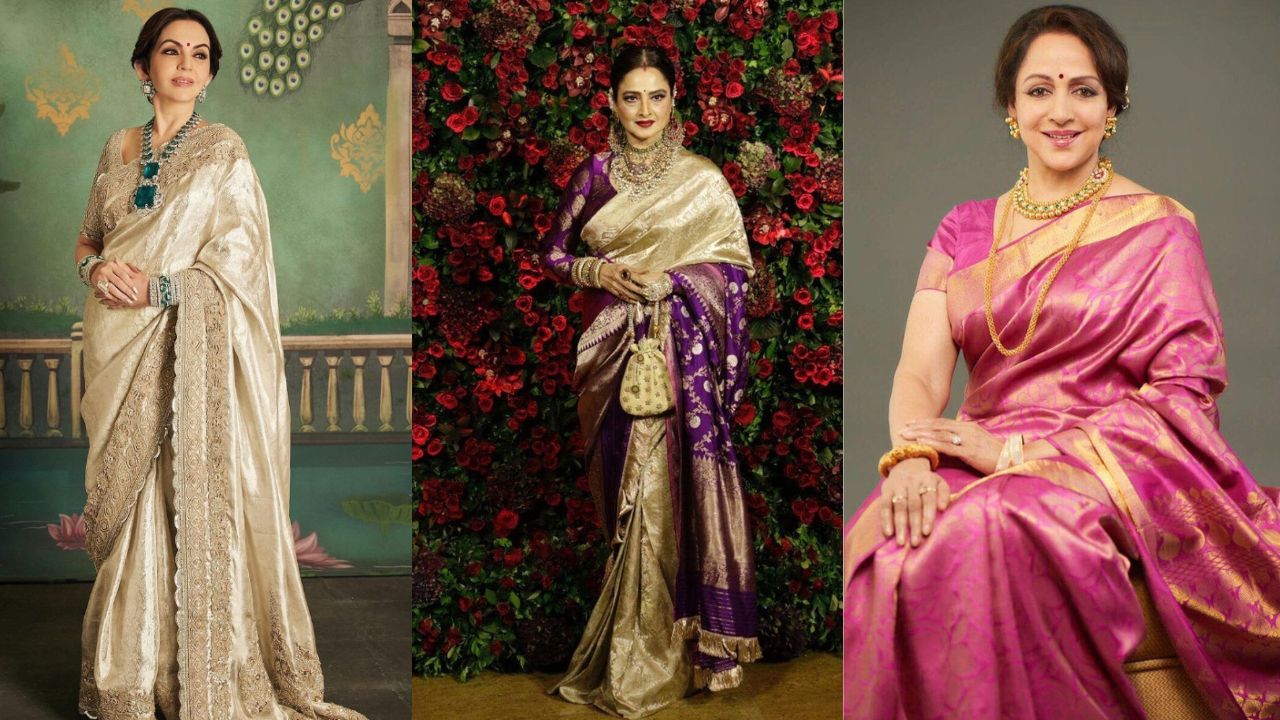 Silk sarees for the mother of the groom's