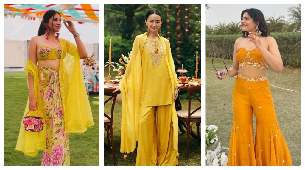 Haldi guest outfits