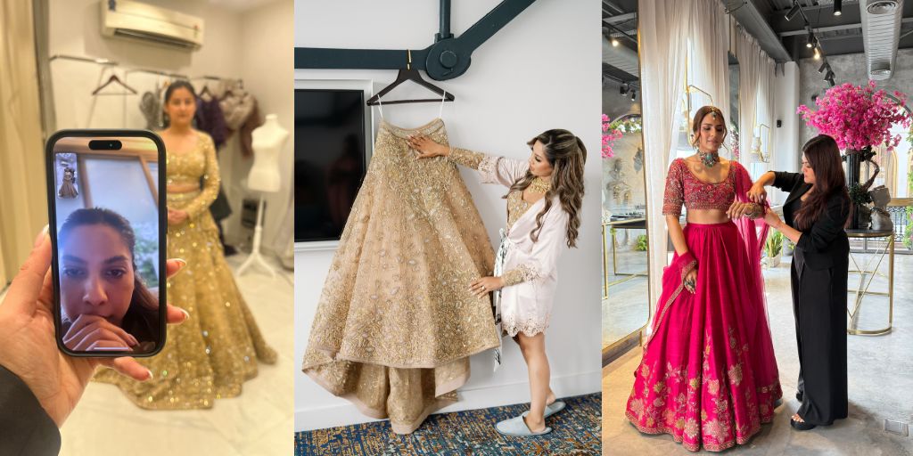 NRI Brides - Customization and fittings