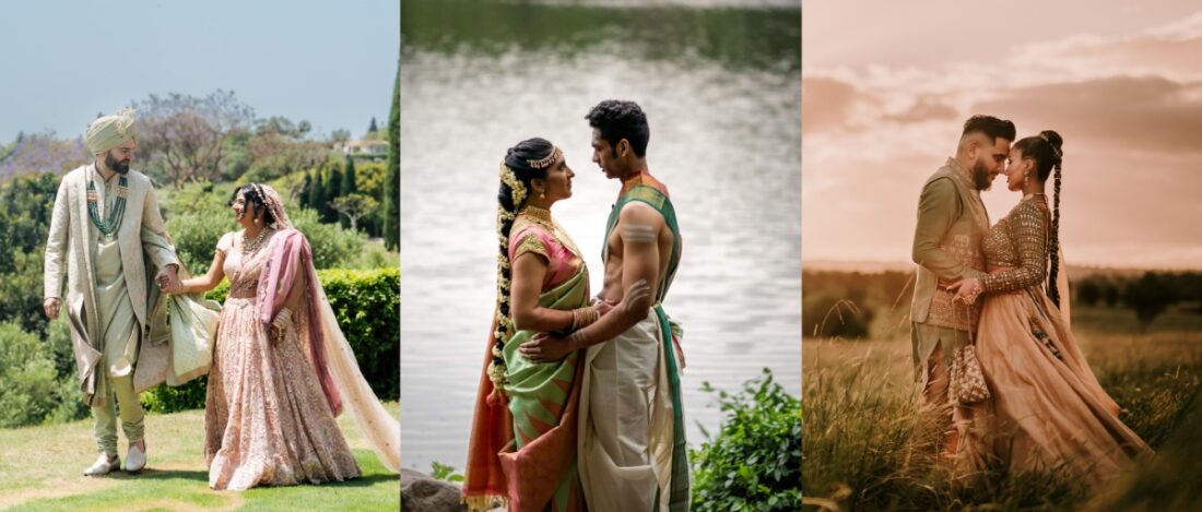 Bride & groom styling