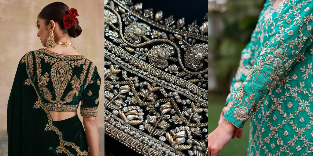 zardozi and dabka - What is Zardozi Embroidery?