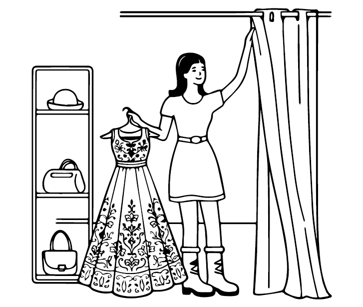 Bridal outfit coordination for multiple wedding functions