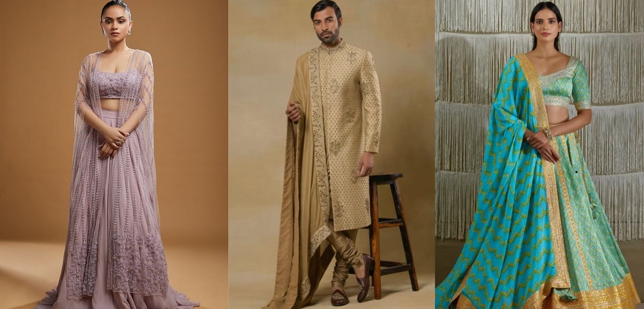 groom coordination with the bride