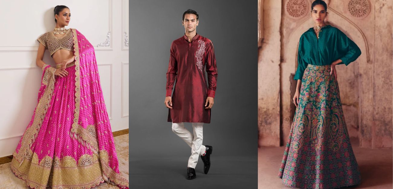 Outfits for a Rajasthani wedding