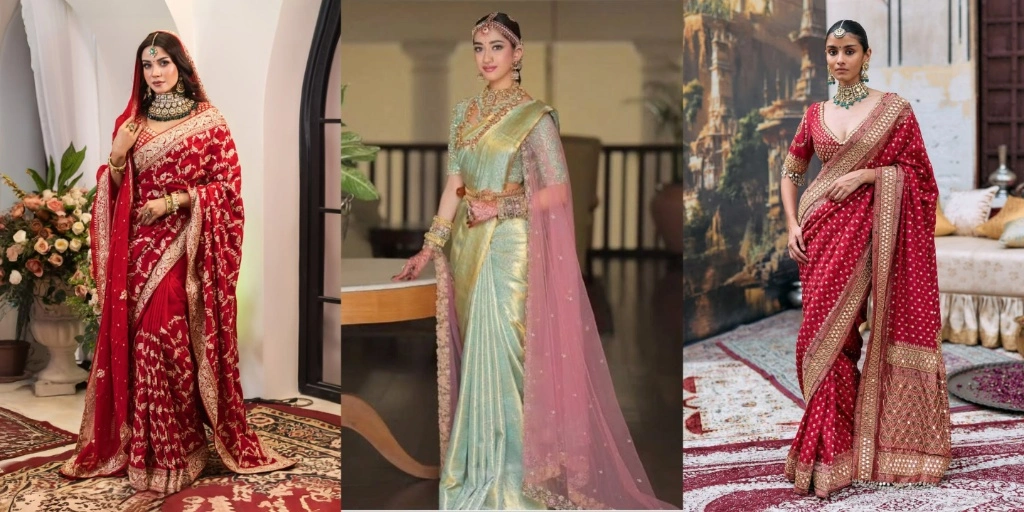 bridal saree fabrics