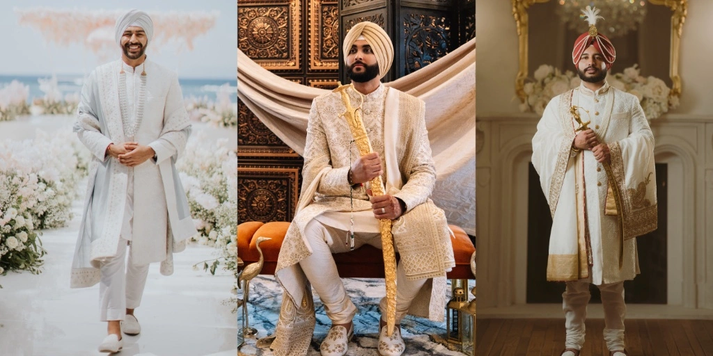 Groom styling for sikh wedding