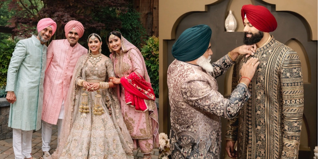 Family Styling for Sikh Wedding