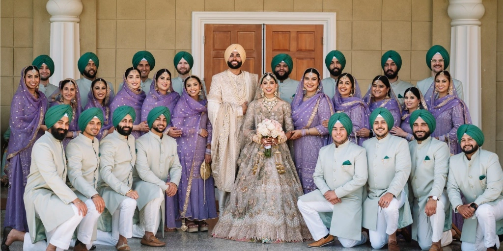 Family Styling for Sikh Wedding