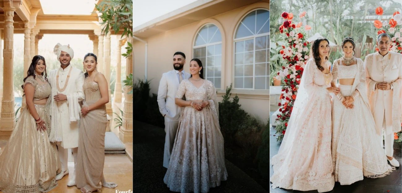cohesive family looks fora wedding