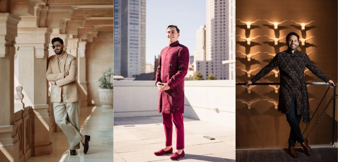 Roka and engagement looks for groom